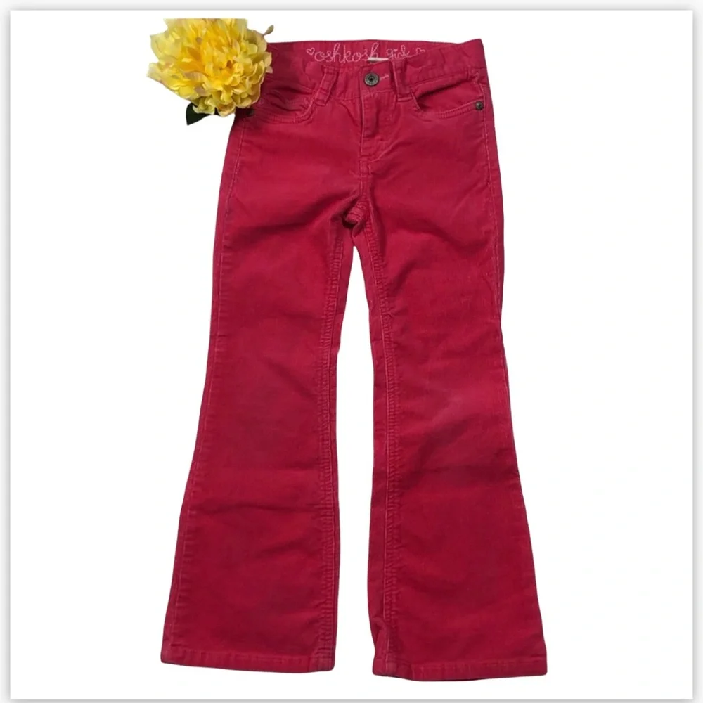 Oshkosh Coral Corduroys size 6x - Picture 1 of 9